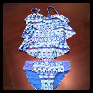 Justice Girls 2 pc Bathing Suit Size 8